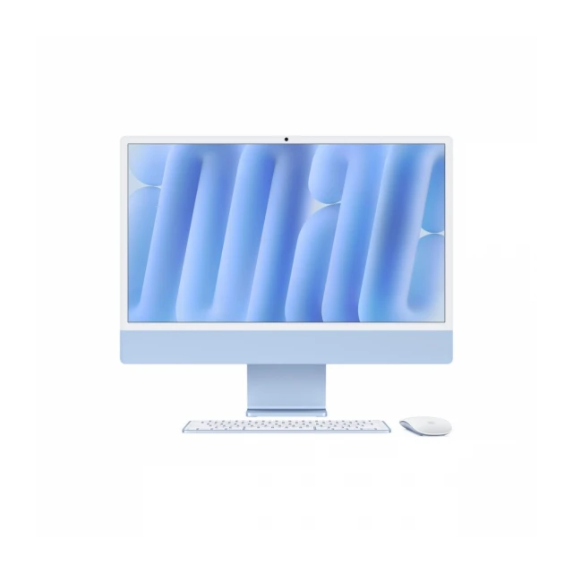 24-inčni iMac M4 sa 10-jezgarnim CPU-om, 10-jezgarnim GPU-om, 16GB objedinjene memorije i 256GB SSD - Blue