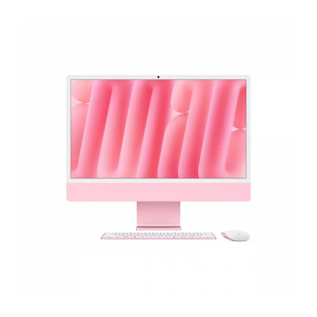 24-inčni iMac M4 sa 8-jezgarnim CPU-om, 8-jezgarnim GPU-om, 16GB objedinjene memorije i 256GB SSD - Pink