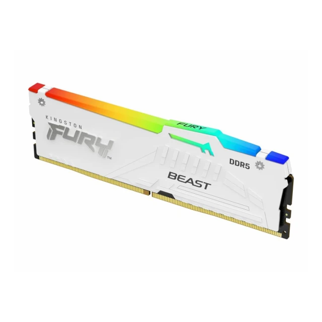 32Memorija KINGSTON 32GB/DIMM/DDR5/6000MHz/CL36/FURY Beast White RGB EXPO