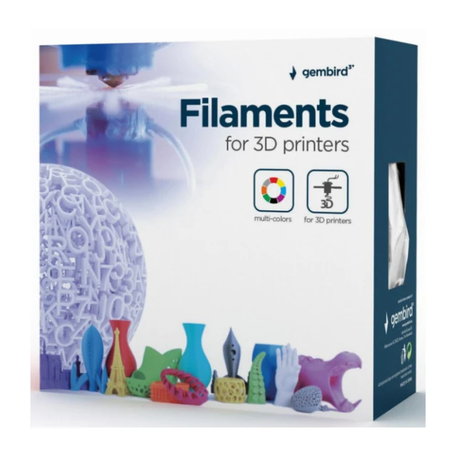 3DP-ABS1.75-01-FR ABS Filament za 3D stampac 1.75mm, kotur 1KG, plamen sjajan RED