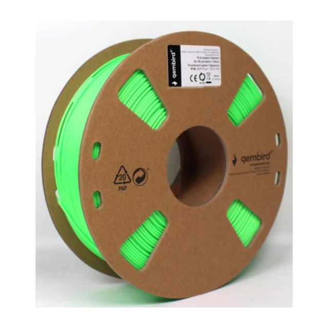 3DP-PLA1.75-01-FG PLA Filament za 3D stampac 1.75mm, kotur 1KG plamen sjajan Green