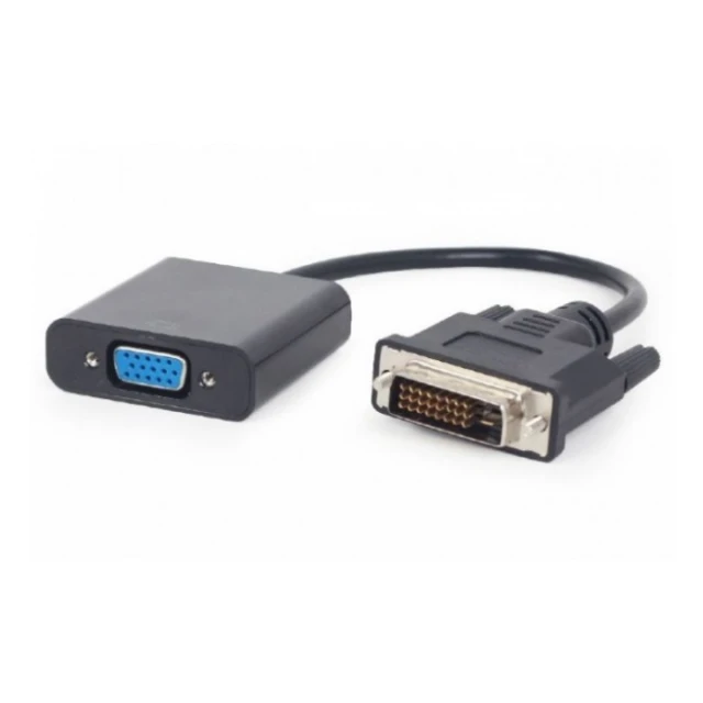 A-DVID-VGAF-01 Gembird DVI-D to VGA adapter cable 24+1, black A