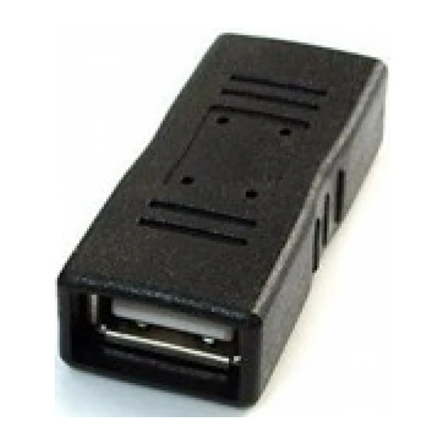 A-USB2-AMFF Gembird zensko-zenski adapter USB 2.0 coupler, black