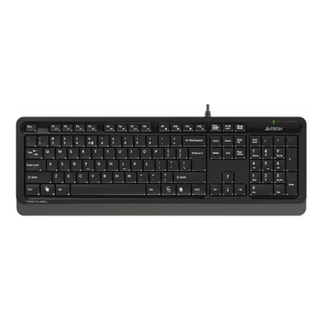 A4-FK10 US GREY A4Tech Fstyler Multimedia comfort tastatura, FN funkcije, vodootp. US-LAYOUT, USB