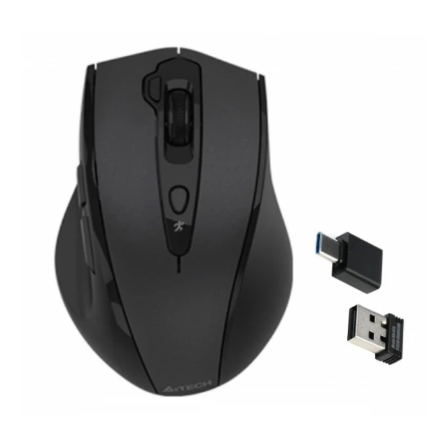 A4-G7-810 AIR2 bezicni opticki mis 2.4GHz, 125Hz/2000 Dpi, 111mm, USB+Type-C adapter