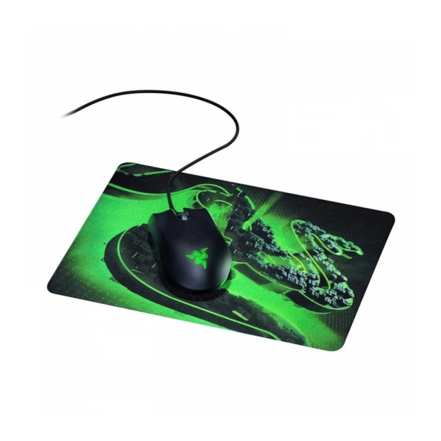 Abyssus Lite & Razer Goliathus Mobile Construct Mouse and Mouse Mat Bundle