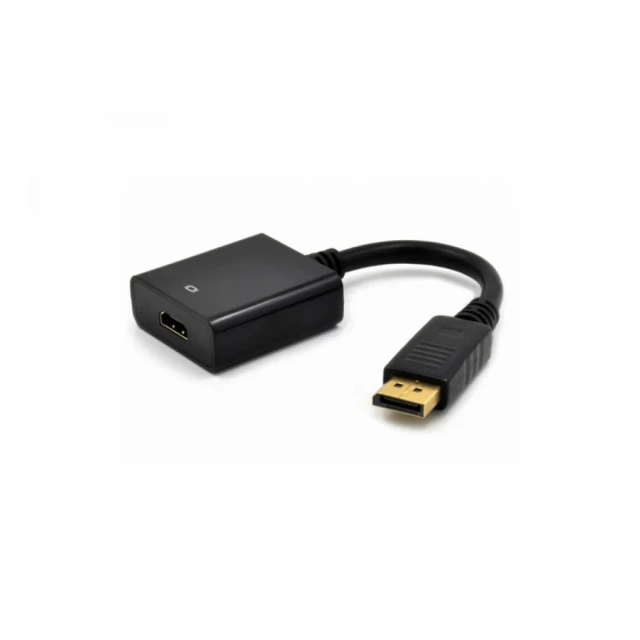 Adapter E-Green DisplayPort (M) - HDMI (F) crni