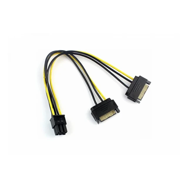 Adapter E-Green naponski za PCIexprees VGA 6-pin - 2x SATA