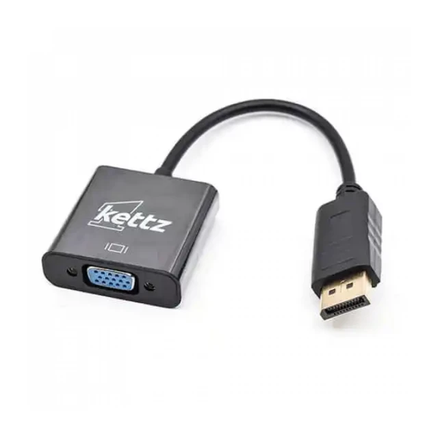 Adapter konverter Displayport - VGA M/F Kettz KT-DP2VG