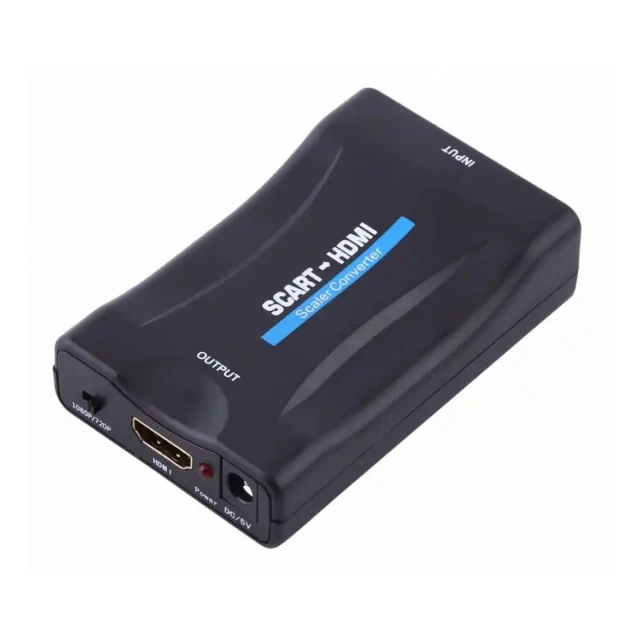 Adapter konverter Scart -HDMI 720/1080p Kettz S2H-013