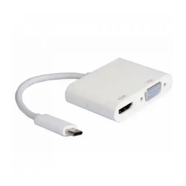 Adapter konverter Tip C - HDMI+VGA Linkom