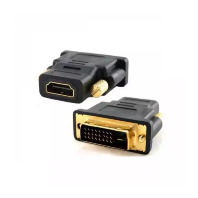 Adapter Linkom DVI (24+1) na HDMI (m/ž) crni