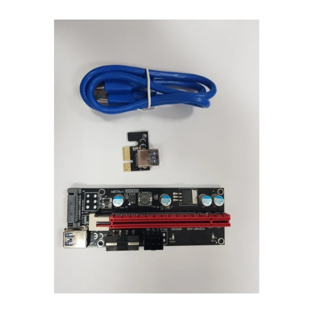 Adapter NoNAME USB Riser/Extender 3 konektora 009s