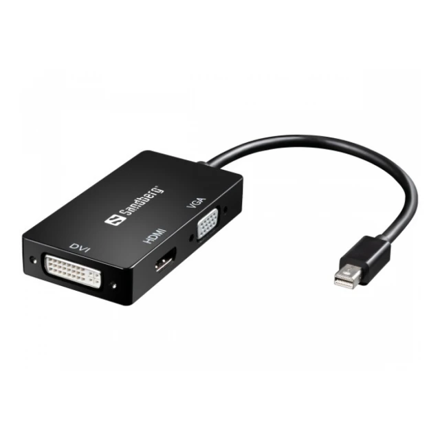 Adapter Sandberg Mini DisplayPort - HDMI/DVI/VGA 509-12