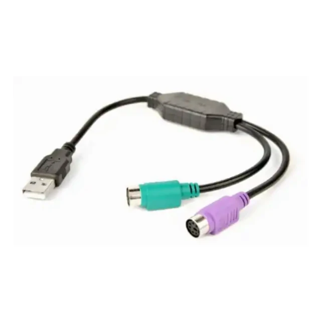 Adapter USB - 2 PS/2 CablExpert UAPS12-BK 30cm