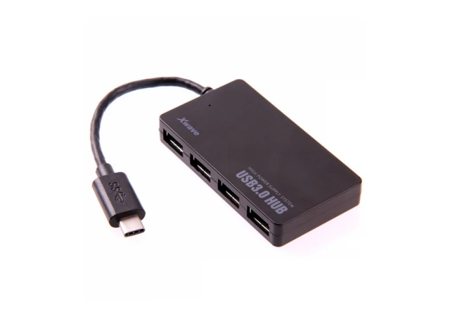 USB HUB XWAVE C241 13CM TYP-C 1XUSB3.0+3XUSB2.0