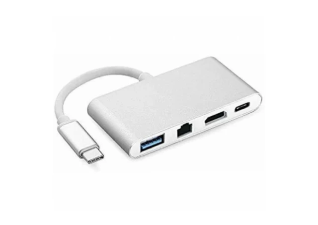 ADAPTER STARS SOLUTIONS USB-C TO HDMI+USB3.0+LAN