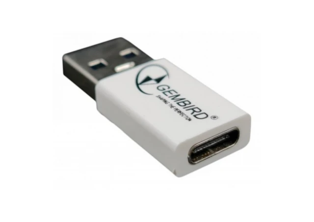 Adapter GEMBIRD CCP-USB3-AMCM-0M Gembird USB 3.1 AM to Type-C female adapter cable, White 