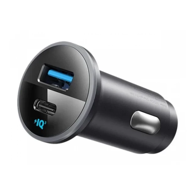 Anker autopunjač 52,5W Usb A+Type C crna