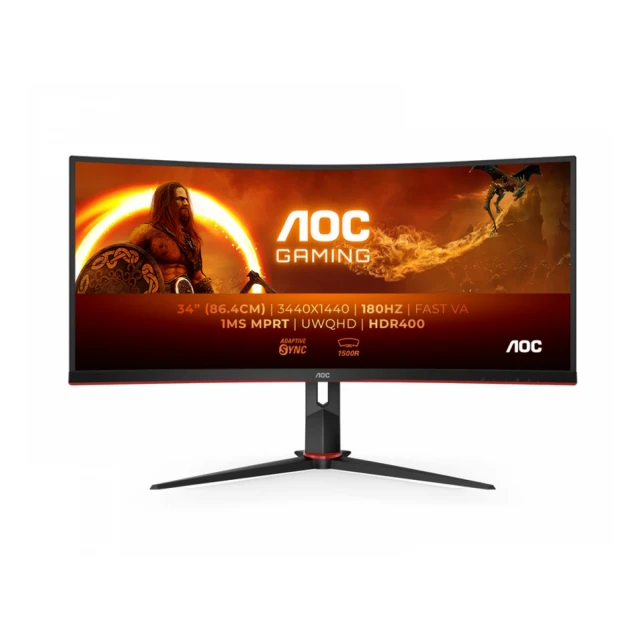 AOC 34 inča CU34G2XP/BK WQHD Gaming zakrivljeni monitor 