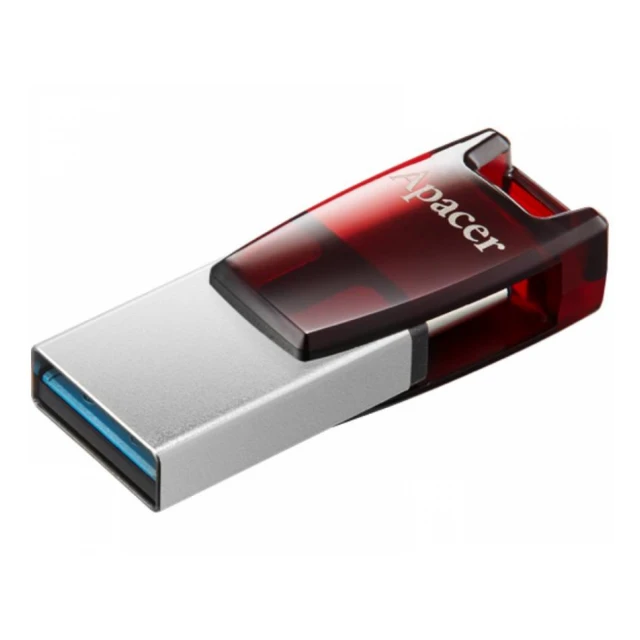 APACER 64GB AH180 USB 3.2 Tip C - USB 3.2 Tip A flash crveni AP64GAH180R-1 