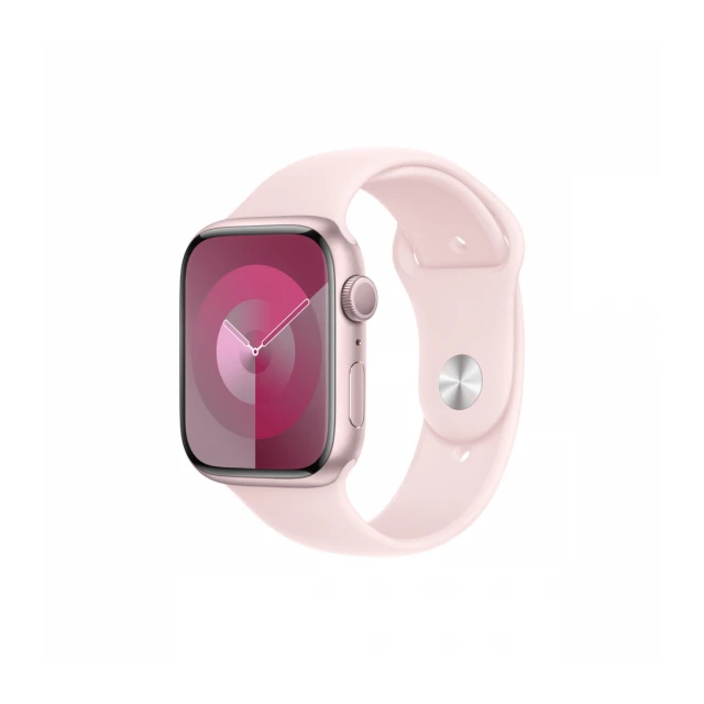 Apple Watch S9 GPS 45mm Pink with Light Pink Sport Band - M/L