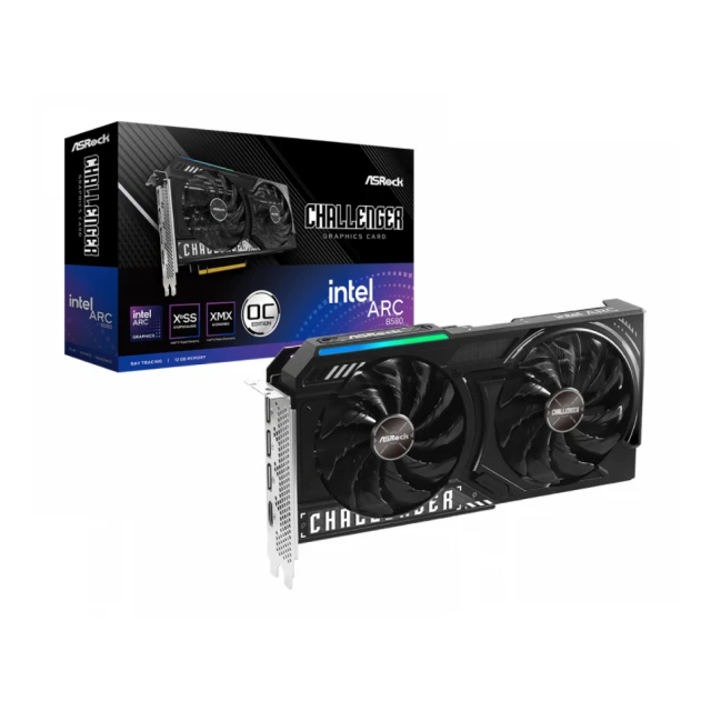 ASROCK Intel Arc B580 Challenger 192-bit GDDR6 12GB OC grafička karta