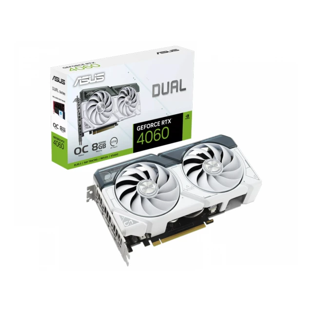 ASUS nVidia GeForce RTX 4060 8GB 128bit DUAL-RTX4060-O8G-WHITE grafička karta