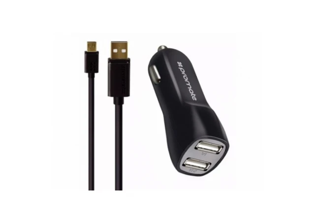 PUNJAC PROMATE CarKit-M 3.1A 2XUSB ZA MOBILNI ZA AUTO