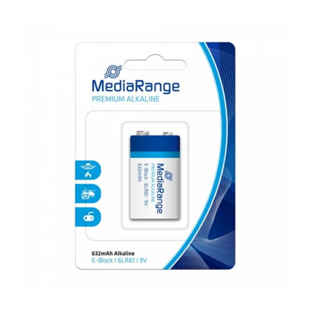 BATERIJA 9V MEDIARANGE ALKALINA