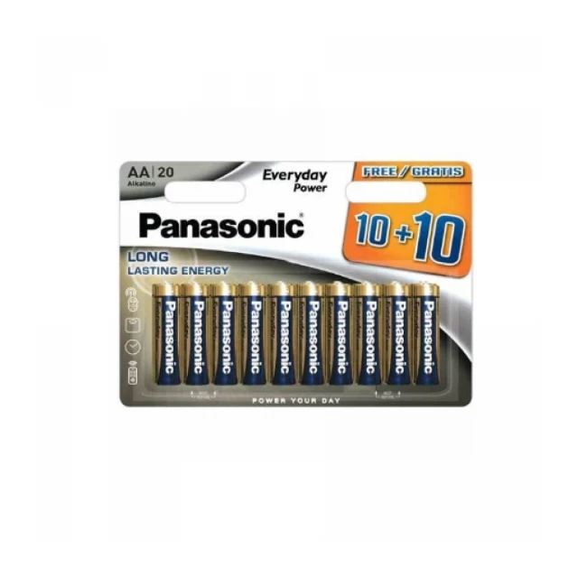 Baterija AA PANASONIC LR6EPS/20BW-AA 20kom Alkalne Everyday