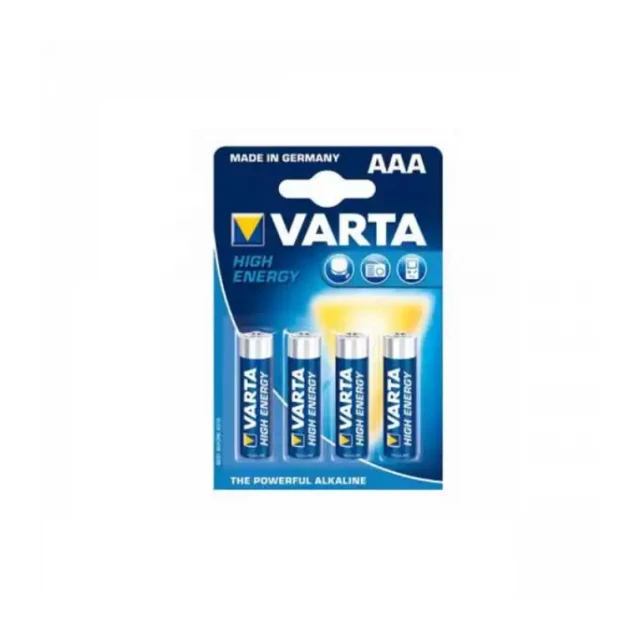 Baterija Varta LR3 High Energy AAA, nepunjiva 1/4