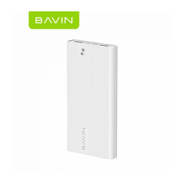 BAVIN Power Bank 10000mAh bela