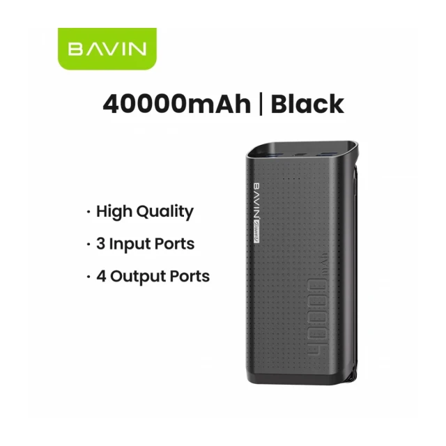 Bavin Power Bank 40000mAh crna