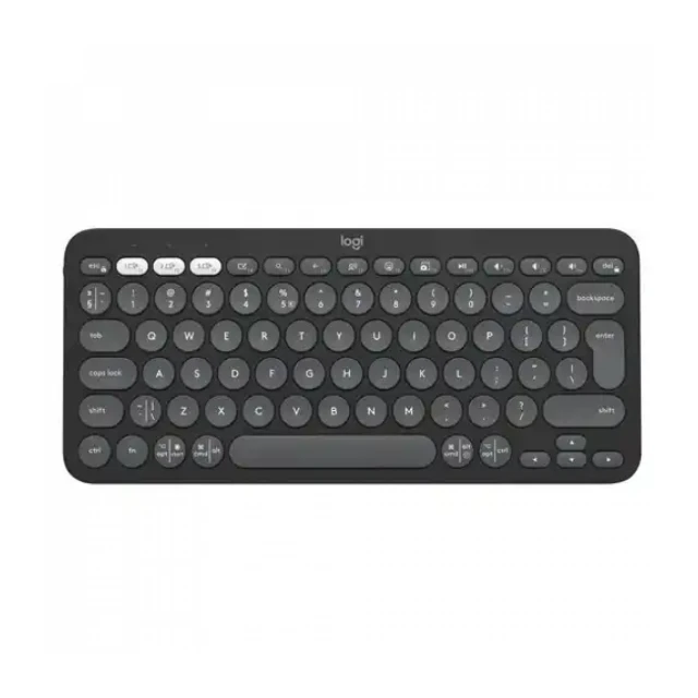 Bežična tastatura Logitech K380s Bluetooth Pebble Keys 2 US Tonal Graphite