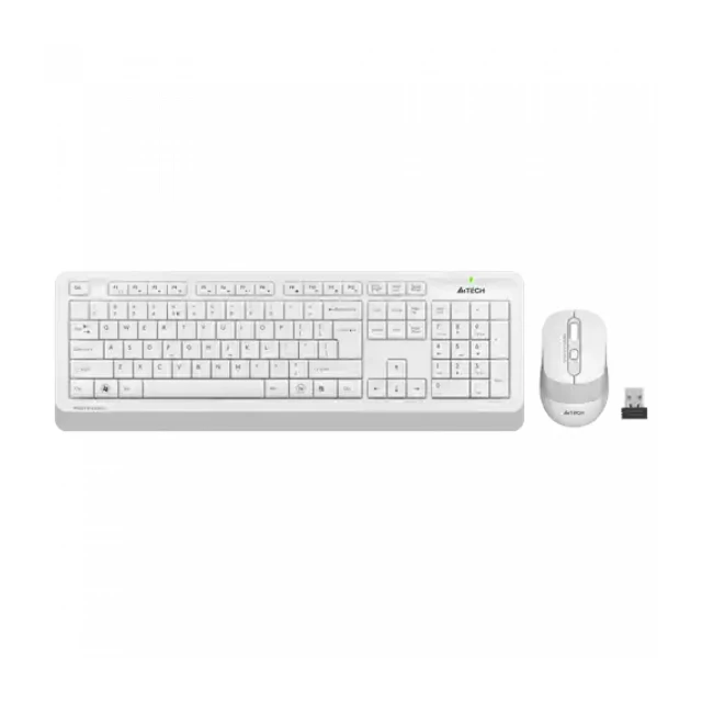 Bežična tastatura+miš A4 Tech FG1010 FSTYLER USB beli