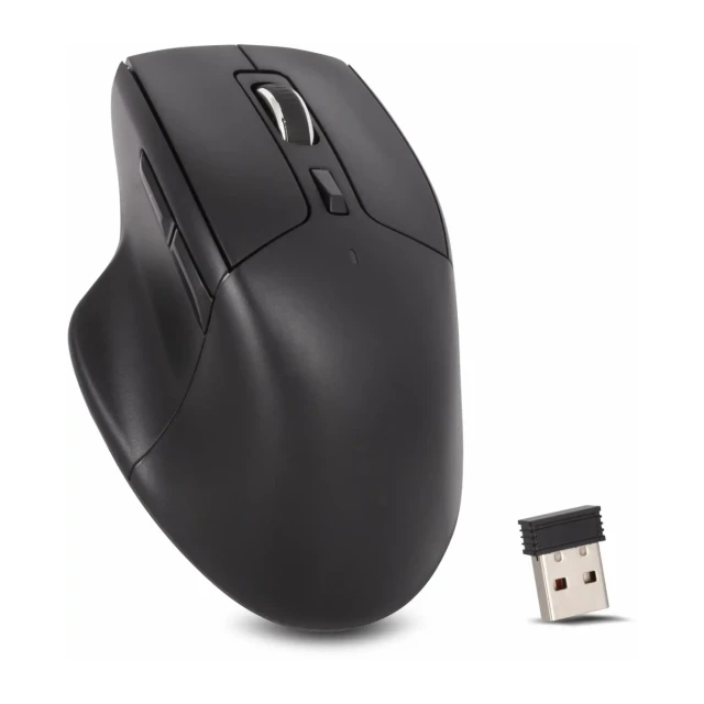 Bežični tihi miš Yenkee YMS 2035 1600 dpi/tihi prekidači/ergonomski dizajn/Crni