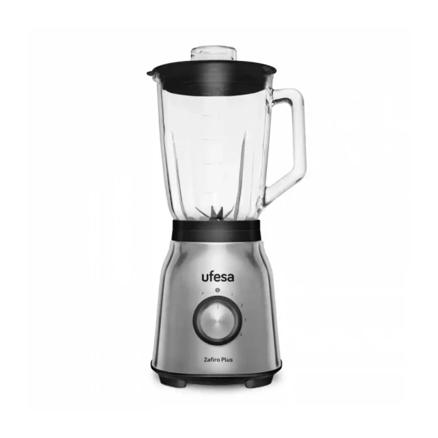 Blender Ufesa Zafiro plus/sivi/snaga 1250W/staklena posuda/zapremina 1.5 l