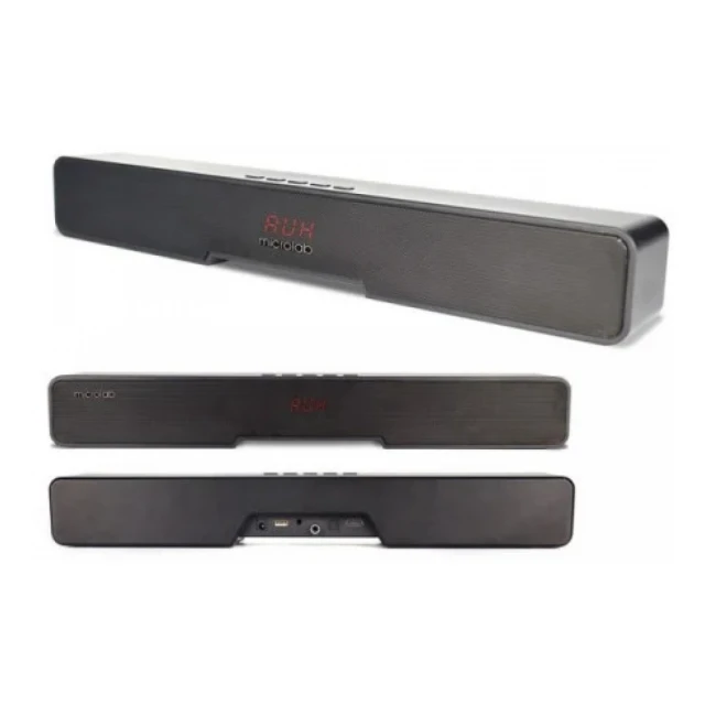 Bluetooth soundbar Microlab Onebar02 LED 2x15W/USB/HDMI/AUX/Optical/Coaxial Crni