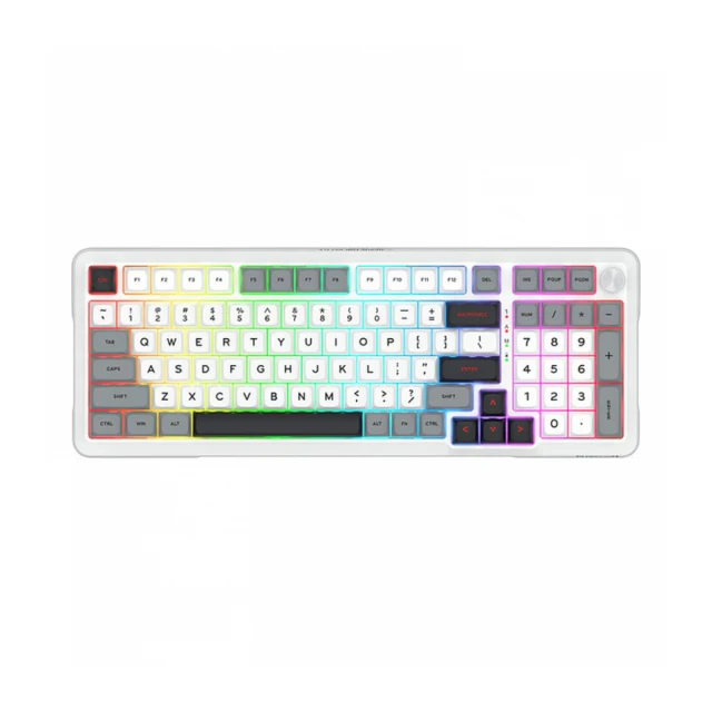 Bragi Pro K688 Wired/2.4G/BT Mechanical Keyboard White