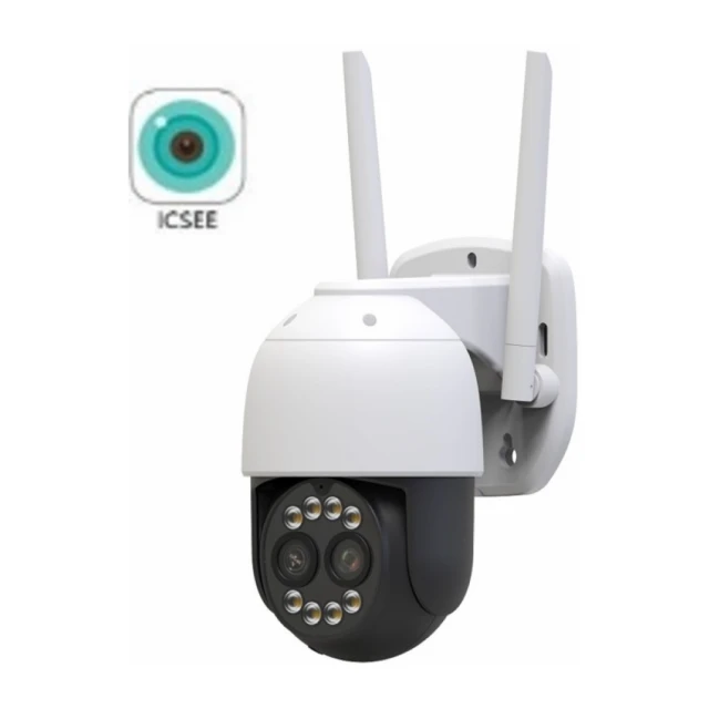 CAM-IP4MP-EP19-8X GMB kamera 4 mpix microSD iCSee xmeye pro app 2way voice PTZ ip66, 2.8mm-12mm Zoom