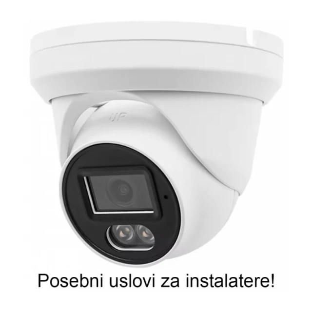 CAM-IP5MP-DHM20W GMB kamera 5 mpix APP P6SLite, 2.8mm 25m Full Color Dome, Audio MIC, POE