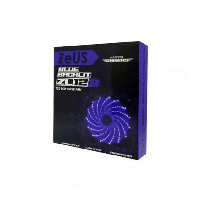 Case Cooler 120x120 ZEUS Blue led light