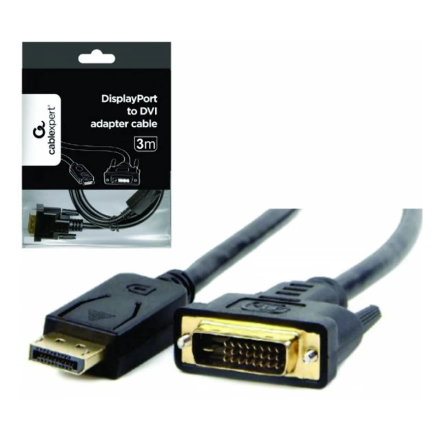 CC-DPM-DVIM-3M Gembird DisplayPort na DVI digital interface kabl 3m