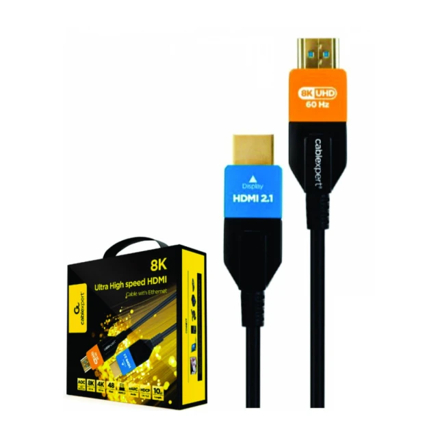 CC-HDMI8K-AOC-10M Gembird Active Optical (AOC) ULTRA High speed HDMI 2.1 8K UHD with Ethernet 10m