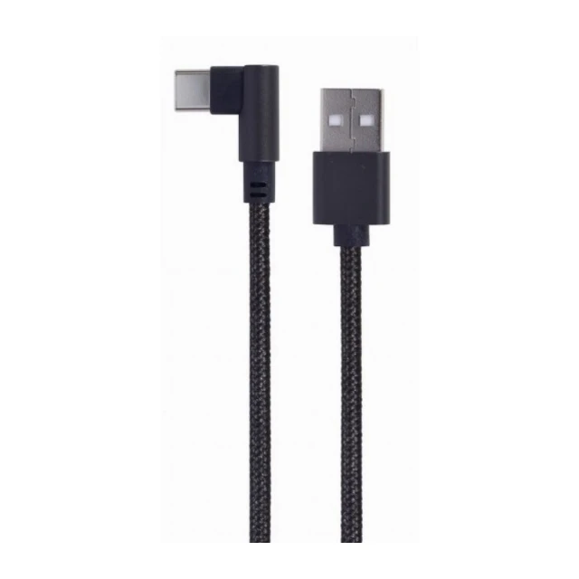 CC-USB2-AMCML-0.2M Gembird pod uglom USB Type-C kabl za punjenje i prenos podataka, 0.2 m, black