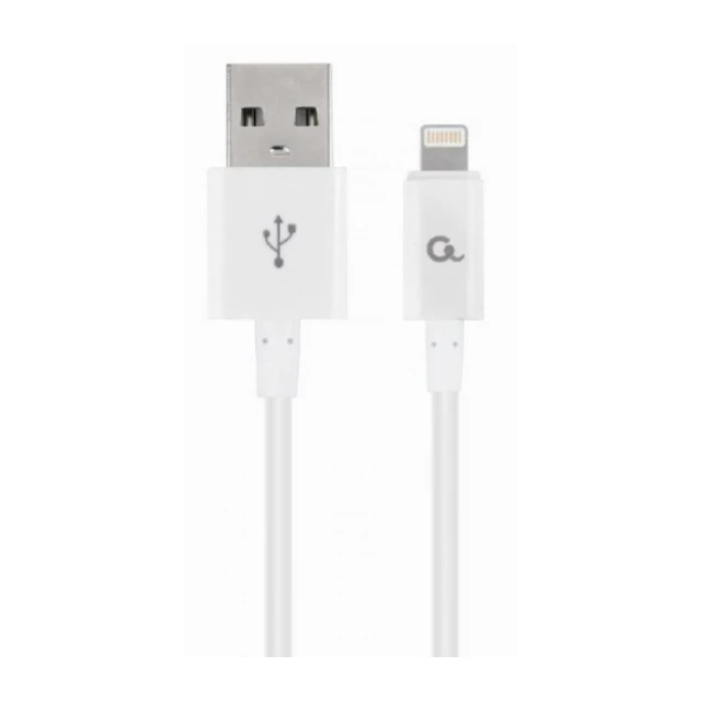 CC-USB2P-AMLM-2M-W Gembird 8-pin charging and data cable, 2m, white