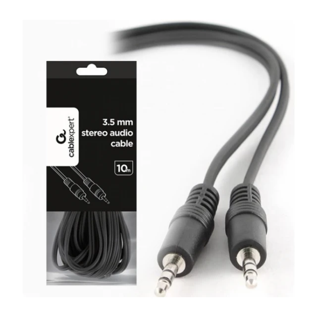 CCA-404-10M Gembird 3.5mm stereo plug to 3.5mm stereo plug audio AUX kabl 10m A