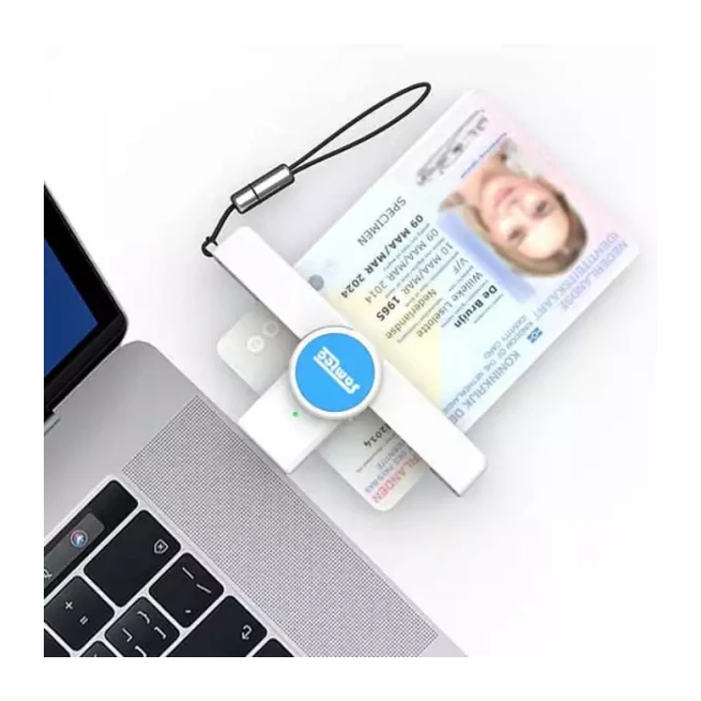 Čitač smart kartica Samtec SMT-608 kompaktni (za biometrijske lične karte), USB