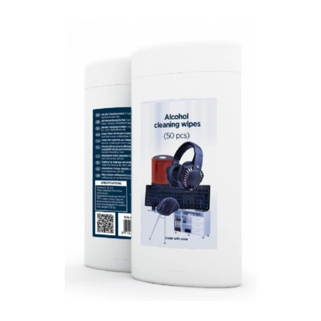 CK-AWW50-01 Gembird Alcohol maramice za ciscenje, microfiber 50 kom